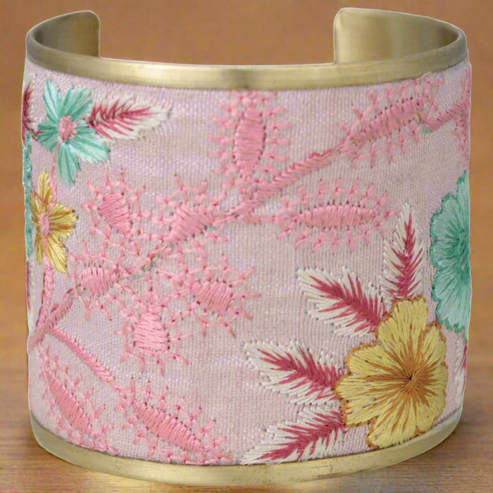 Pastel Floral Cuff - Cinderella Ranch Boutique
