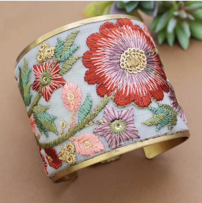 Old World Embroidered Cuff