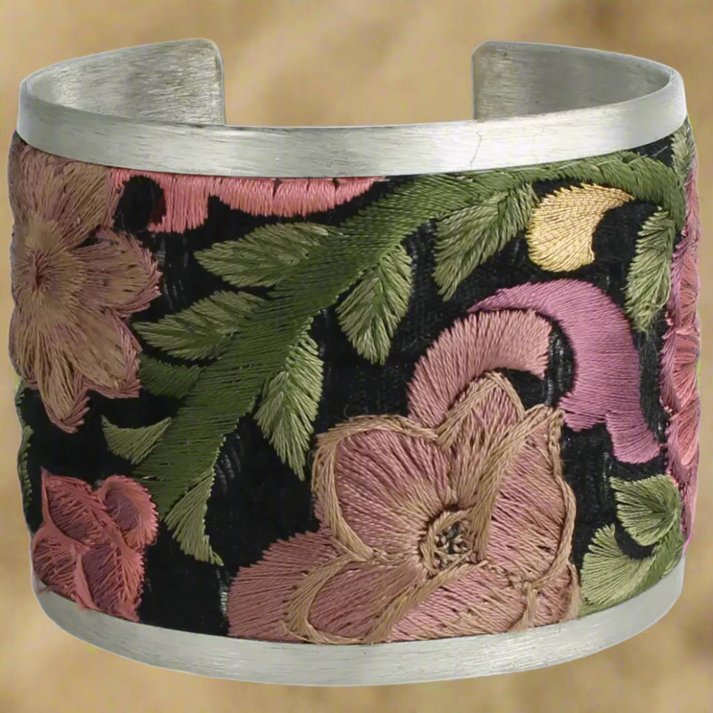 Floral Embroidered Cuff