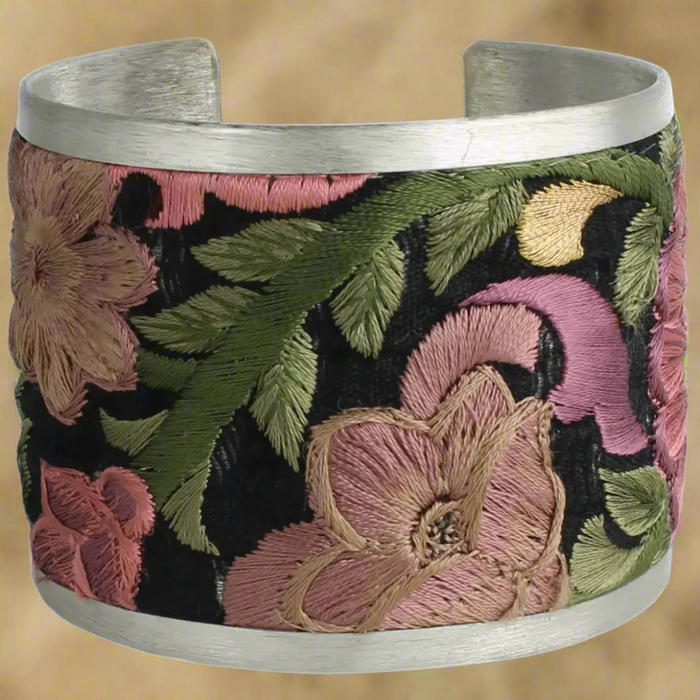 Floral Embroidered Cuff