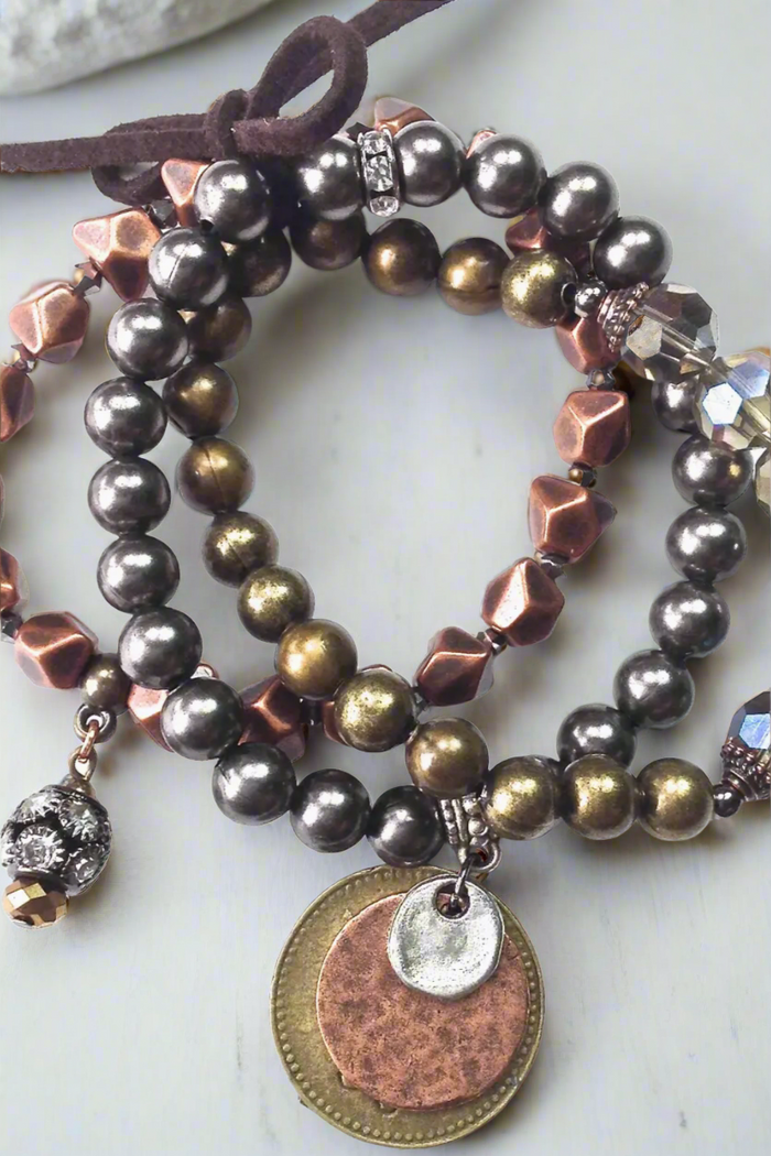 Whimsy Coin Bracelet Stack