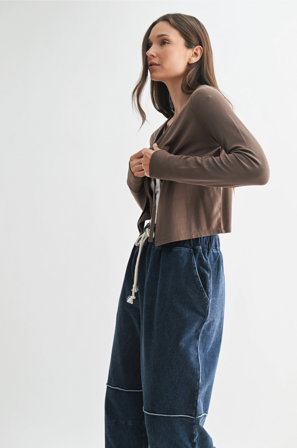 Logan Tie-Front Cardigan