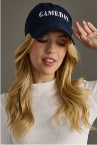 Game Day Baseball Hat - Navy