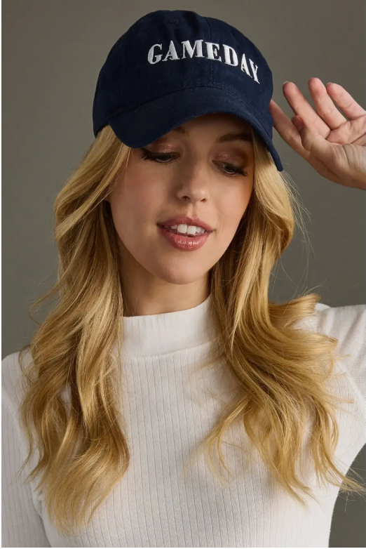 Game Day Baseball Hat - Navy