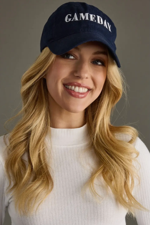 Game Day Baseball Hat - Navy