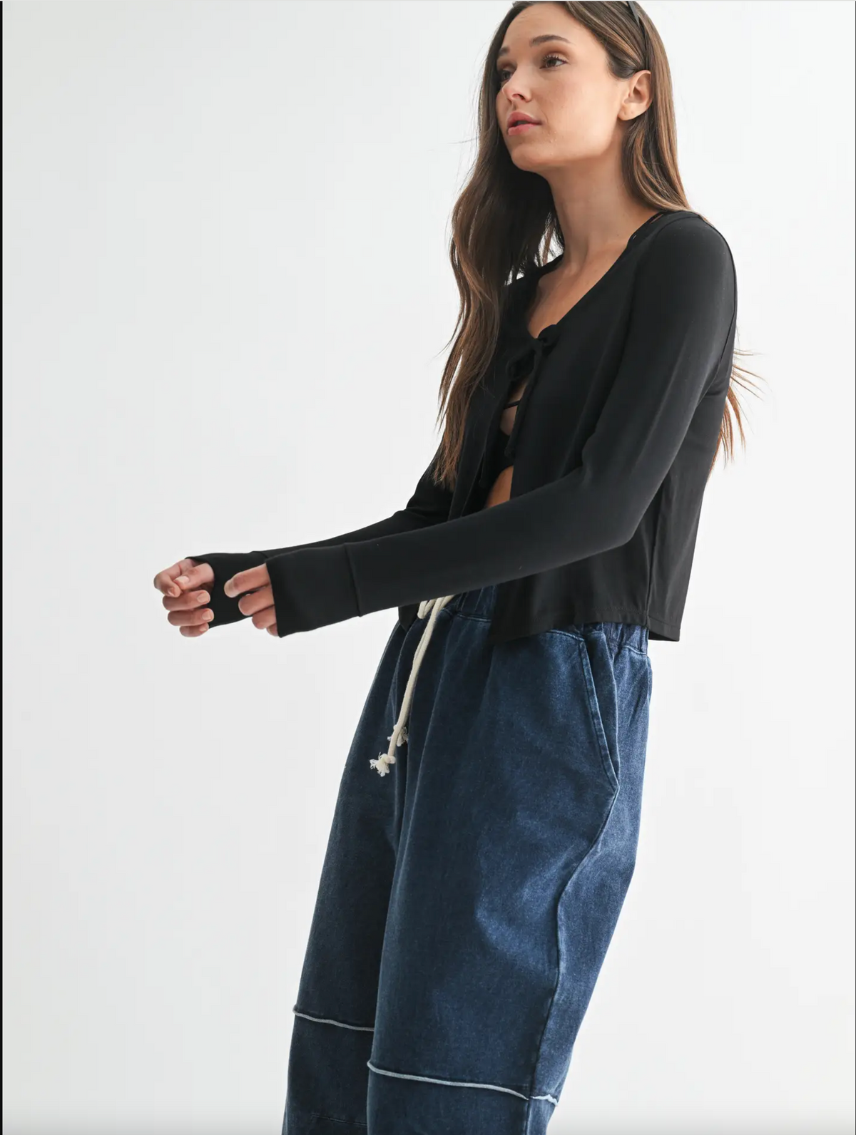 Logan Tie-Front Cardigan