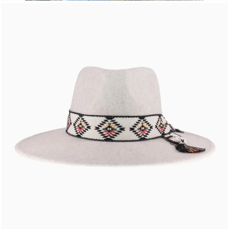 Aztec Band Panama Hat