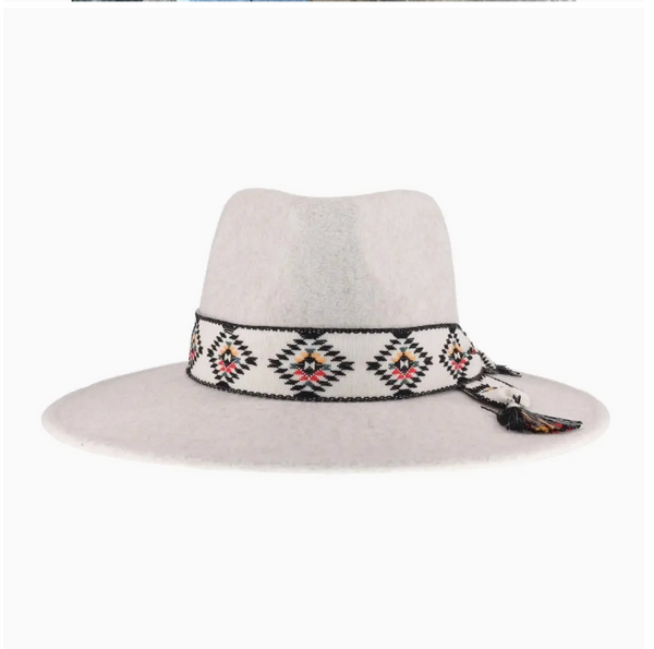 Aztec Band Panama Hat