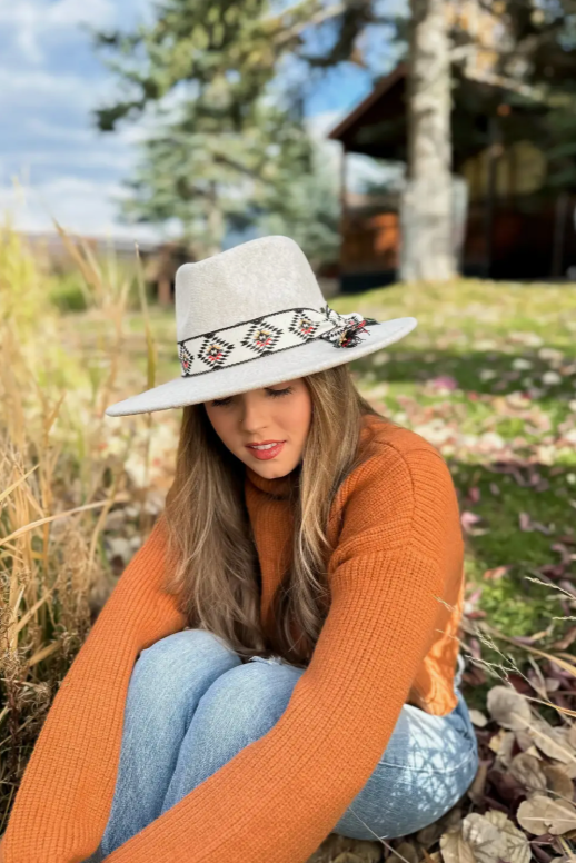 Aztec Band Panama Hat