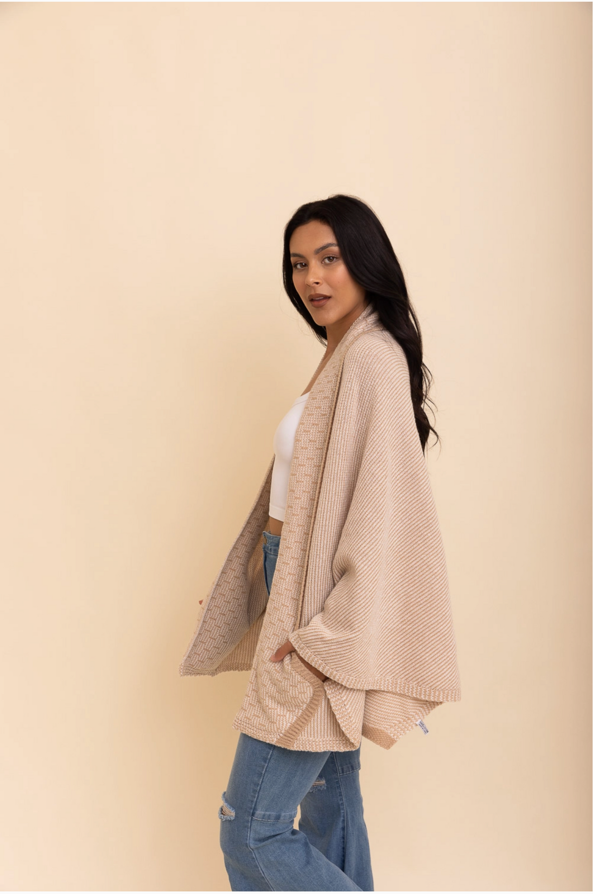 Izzy Pocket Wrap - Beige