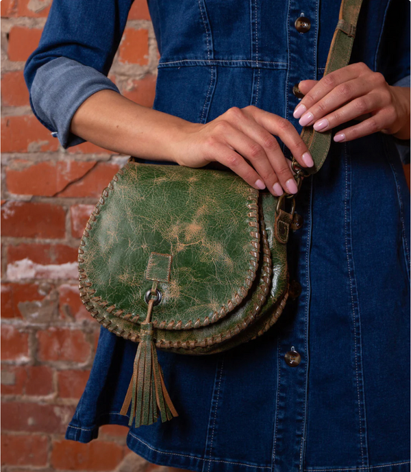 BedStu Half Moon Bag- Forest Lux