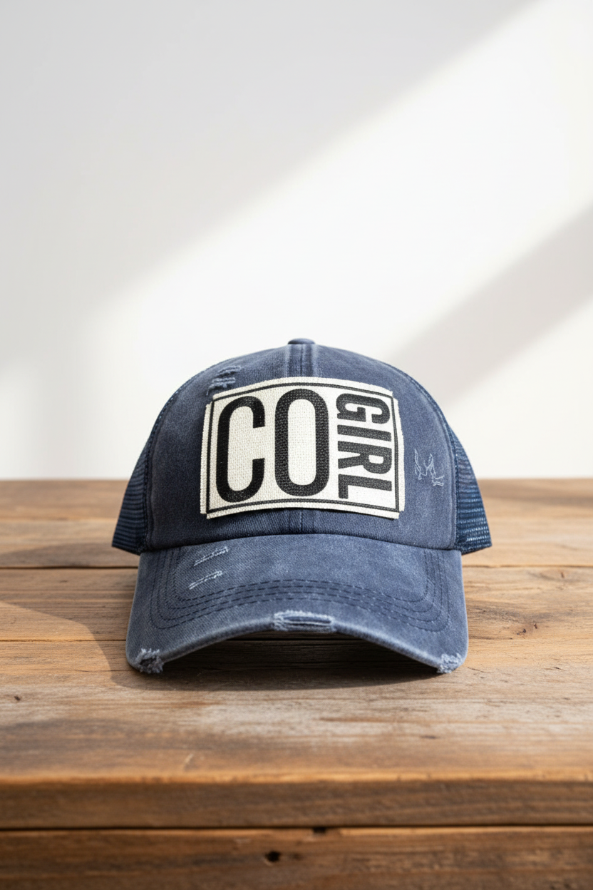 CO Girl Cap - Navy