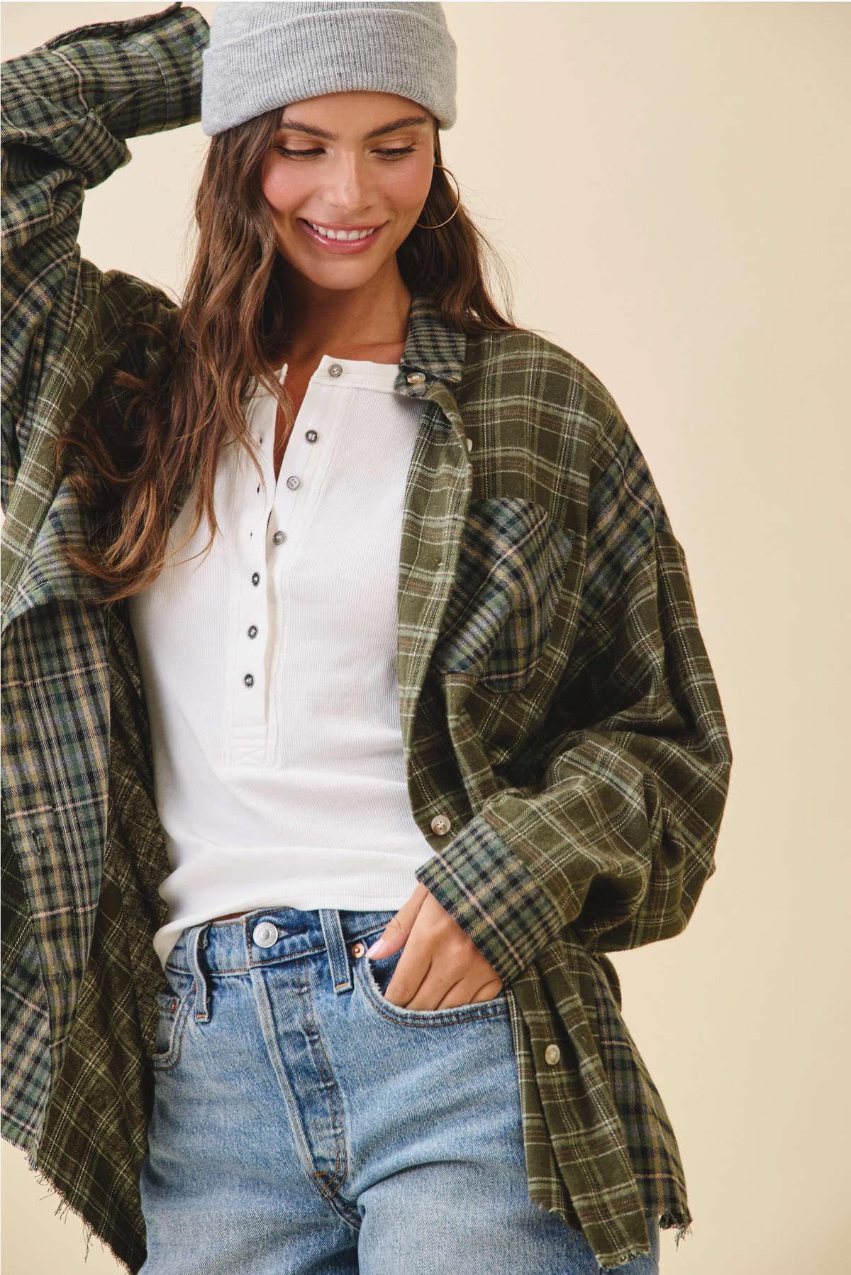 Freeloader Plaid Top