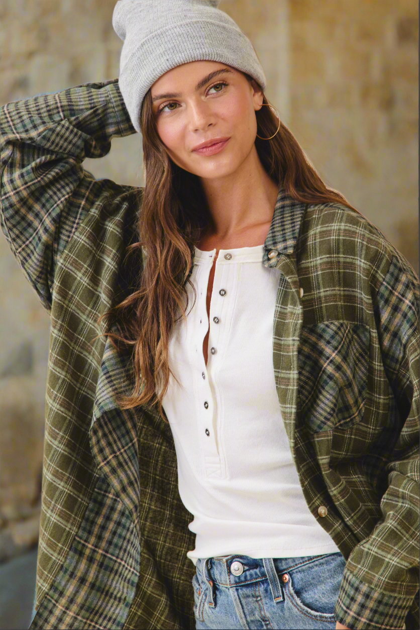 Freeloader Plaid Top