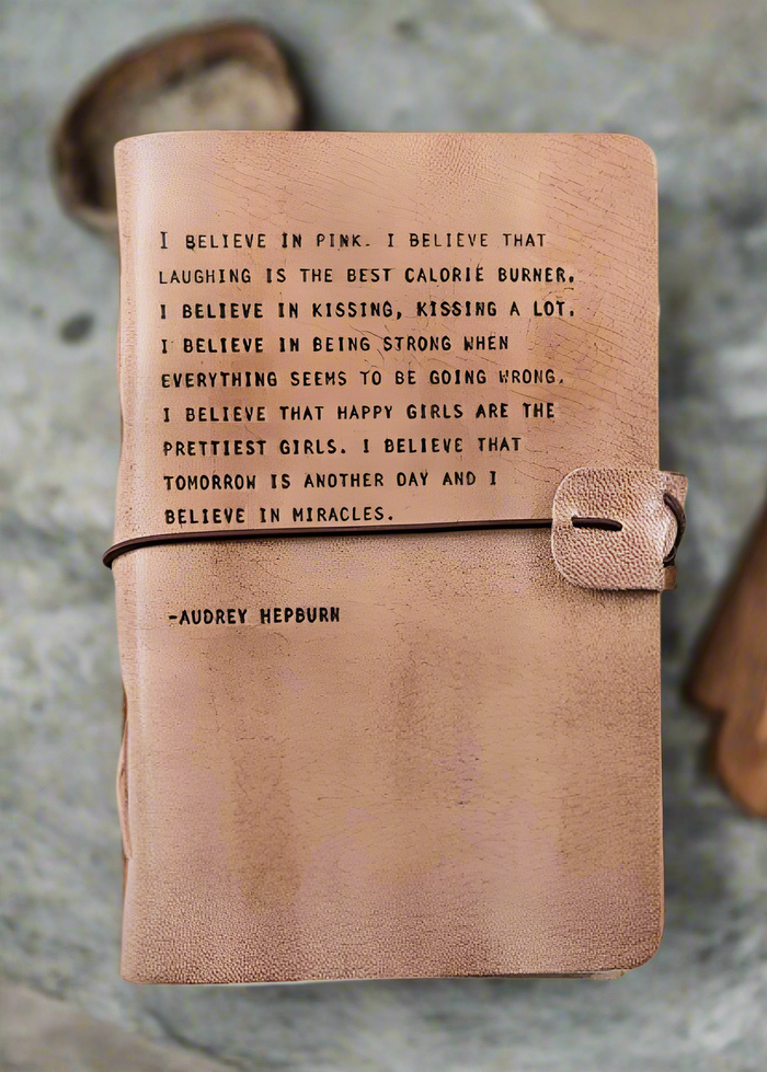 Artisan Leather Journal - Audrey Hepburn