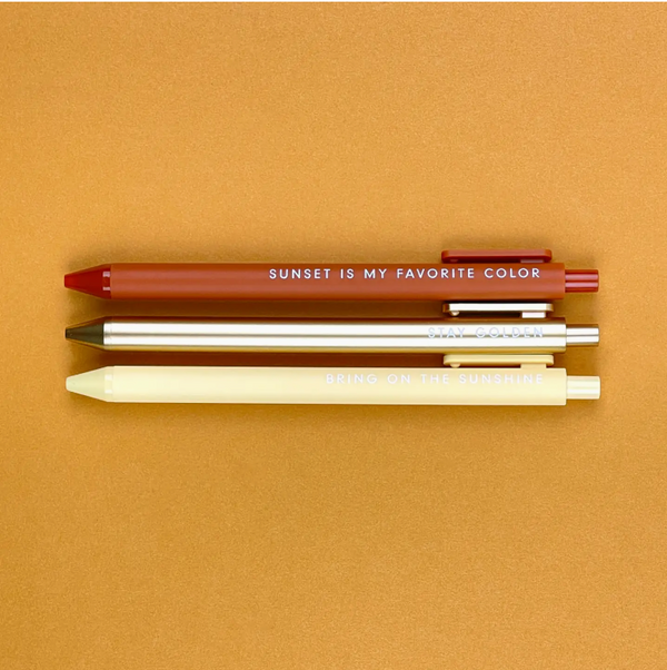 Sunshine Gel Pen Set