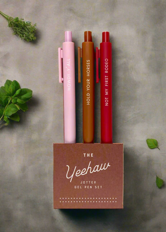 Yeehaw Gel Pen Set