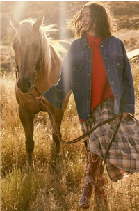 Ombre Wash Denim Jacket