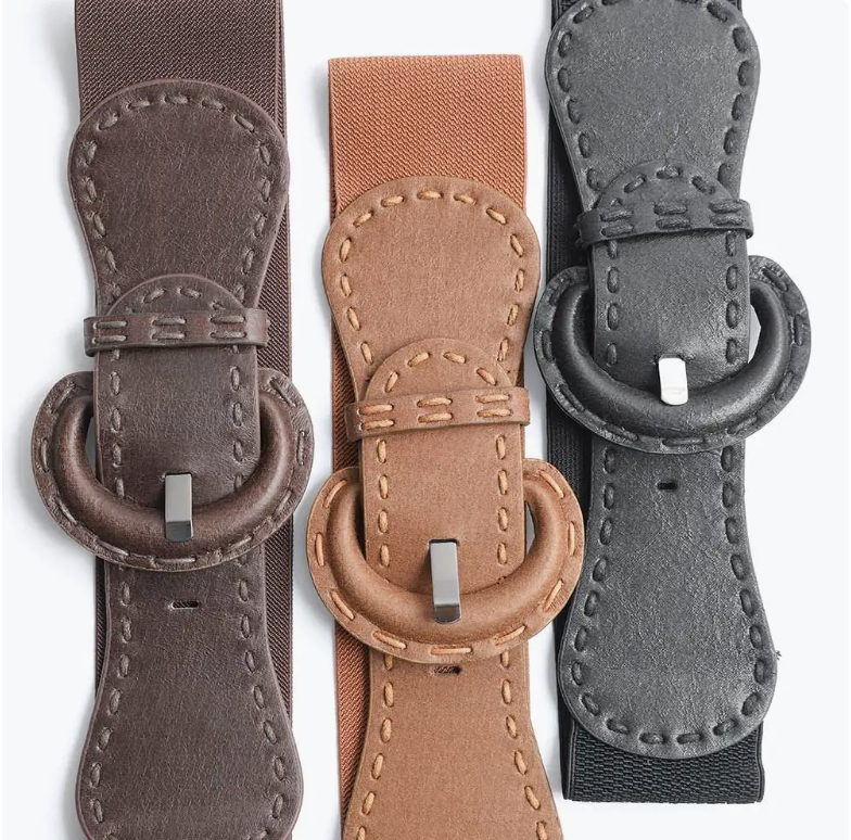Stitched Elastic Back Belt | Three Colors | Arrival 10/9