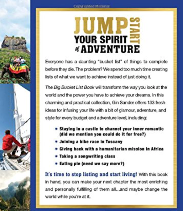 Big Bucket List Book