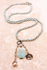 Lily Mint Necklace - Cinderella Ranch Boutique