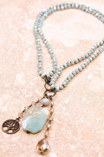 Lily Mint Necklace - Cinderella Ranch Boutique