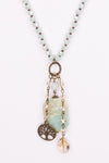 Lily Mint Necklace - Cinderella Ranch Boutique