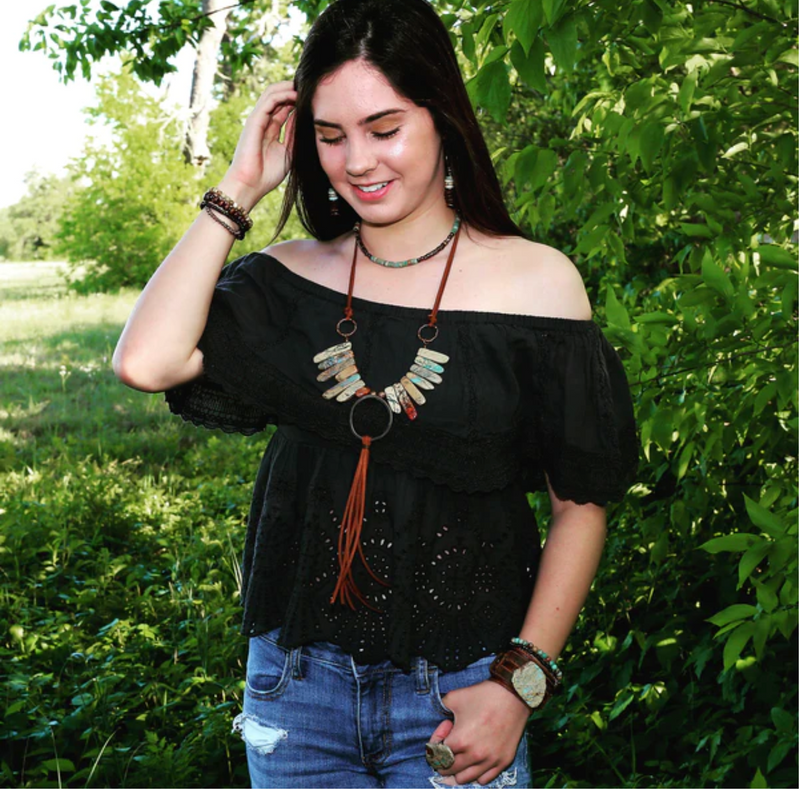 Aqua Terra Necklace - Cinderella Ranch Boutique