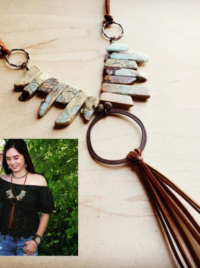 Aqua Terra Necklace - Cinderella Ranch Boutique