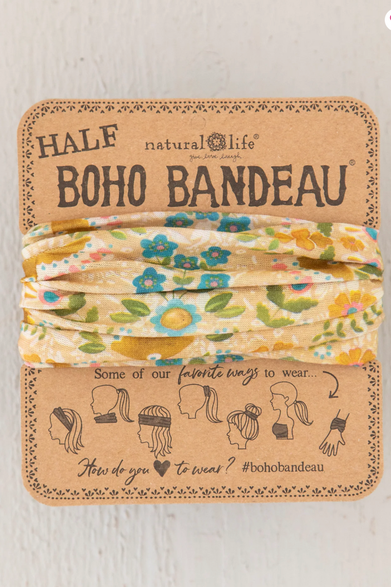 Natural Life Half Bandeau Headband - Cinderella Ranch Boutique