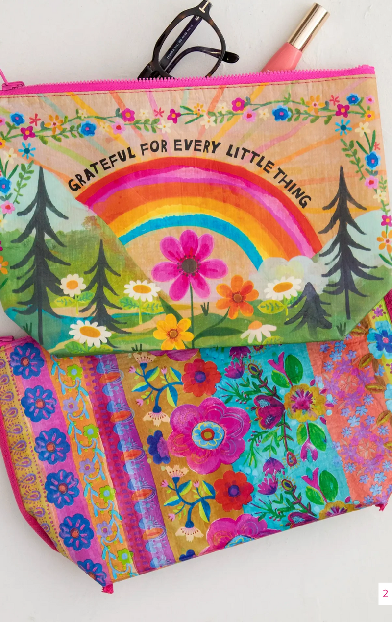 Grateful Zipper Pouch - Cinderella Ranch Boutique