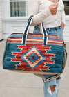 Sunrise Woven Duffel Bag - Cinderella Ranch Boutique