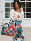 Sunrise Woven Duffel Bag - Cinderella Ranch Boutique