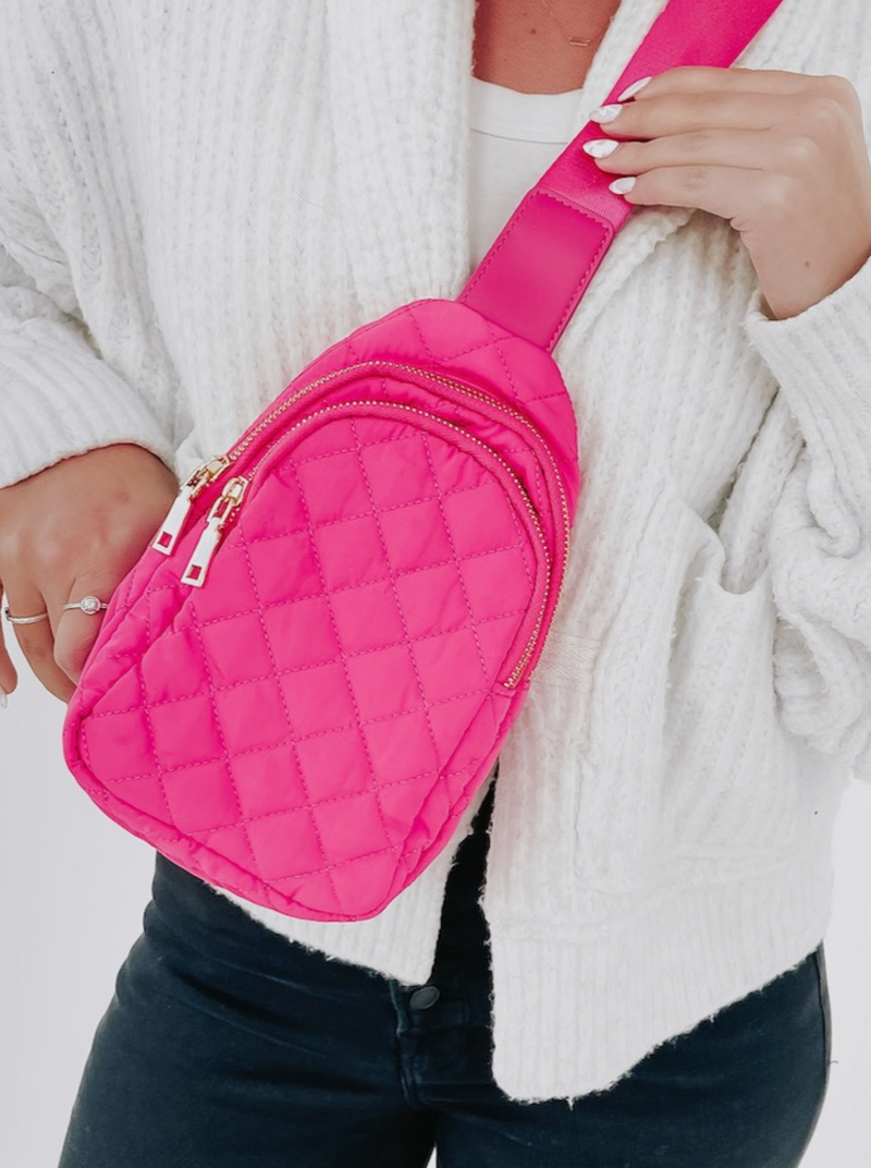 Pinelope Puffer Bag - Pink | Arrival 1/9 - Cinderella Ranch Boutique