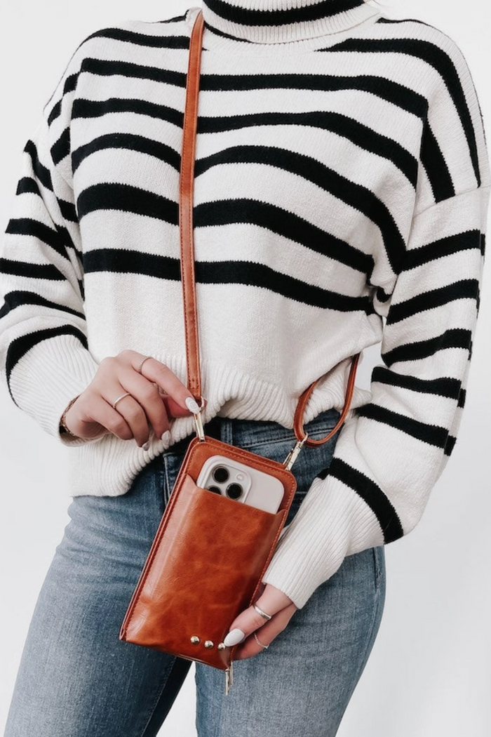 Vegan Phone Bag - Brown - Cinderella Ranch Boutique