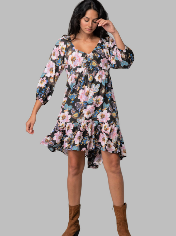 Collins Floral Dress | Arrival 4/12 - Cinderella Ranch Boutique