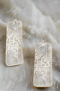 Pewter My Kind Of Fancy Pewter Earrings