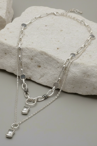 Melancholy Pewter Necklace
