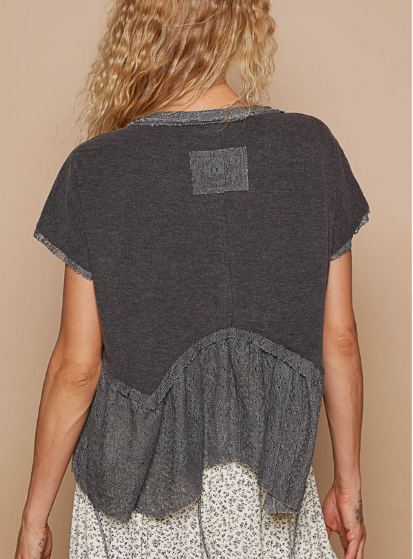 Lacy Knit Top