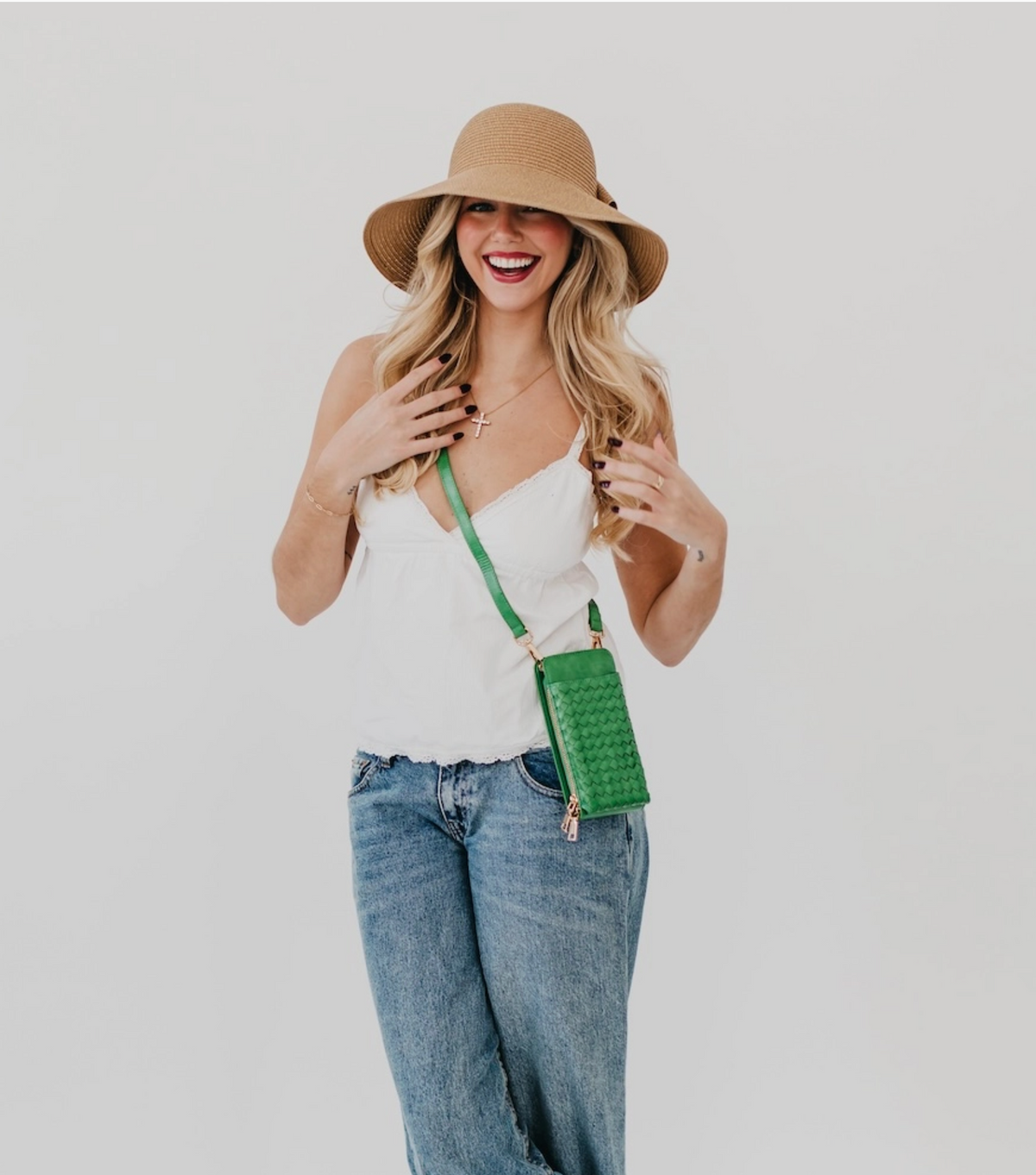 Big Bow Straw Hat