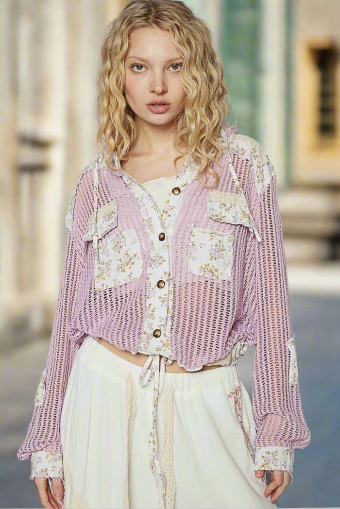 Summer Breeze Jacket - Lavender