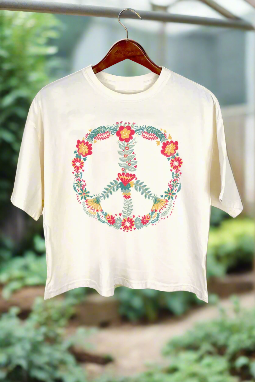 Floral Peace Tee