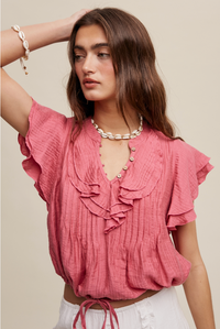 Channing Ruffled Top | Arrival 5/13
