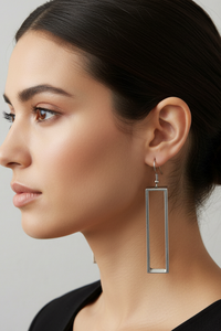 Long Days Pewter Earrings