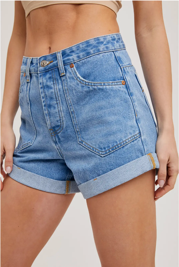 Rolled Hem Denim Shorts | Arrival 4/25