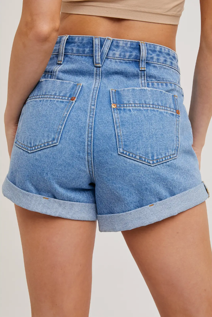 Rolled Hem Denim Shorts | Arrival 4/25