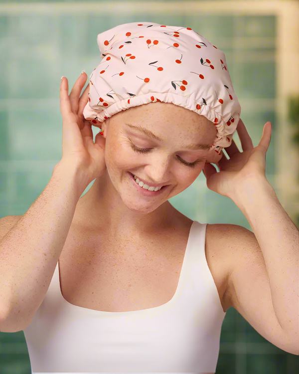 Cherry Shower Cap