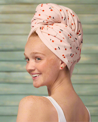 Cherry Hair Towel Wrap