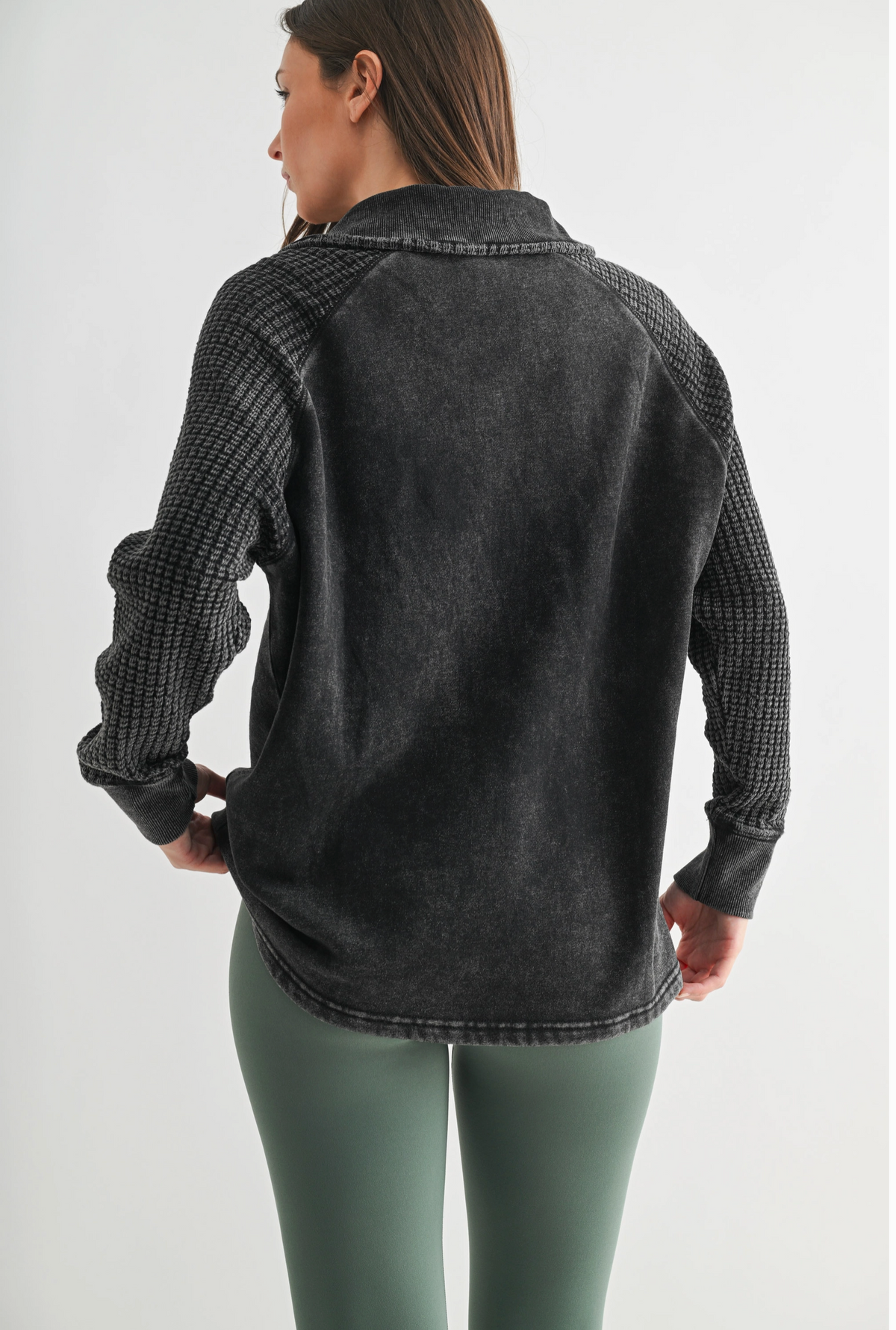 Becca Waffle Knit Henley