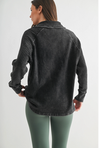 Becca Waffle Knit Henley
